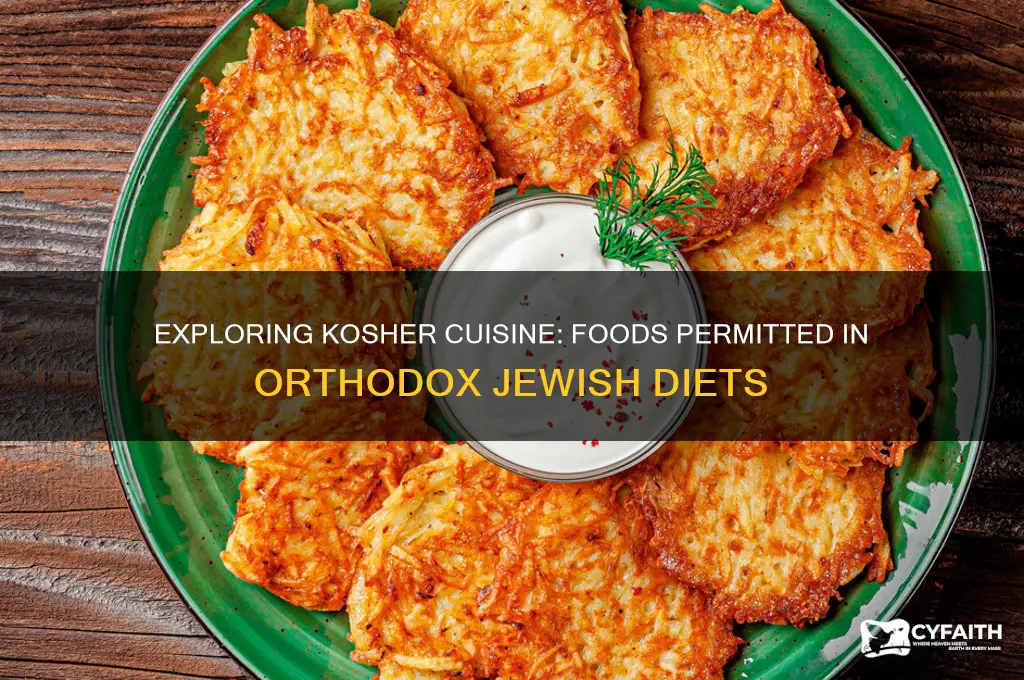 what foods do orthodox judiasm eat