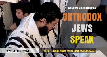 Understanding the Hebrew Dialect Spoken by Orthodox Jewish Communities