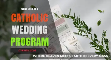 Catholic Wedding Program Essentials: A Guide to Ceremony Details