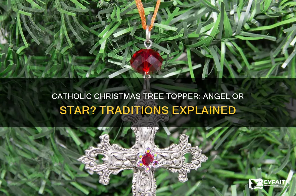 what goes on top of christmas tree catholic