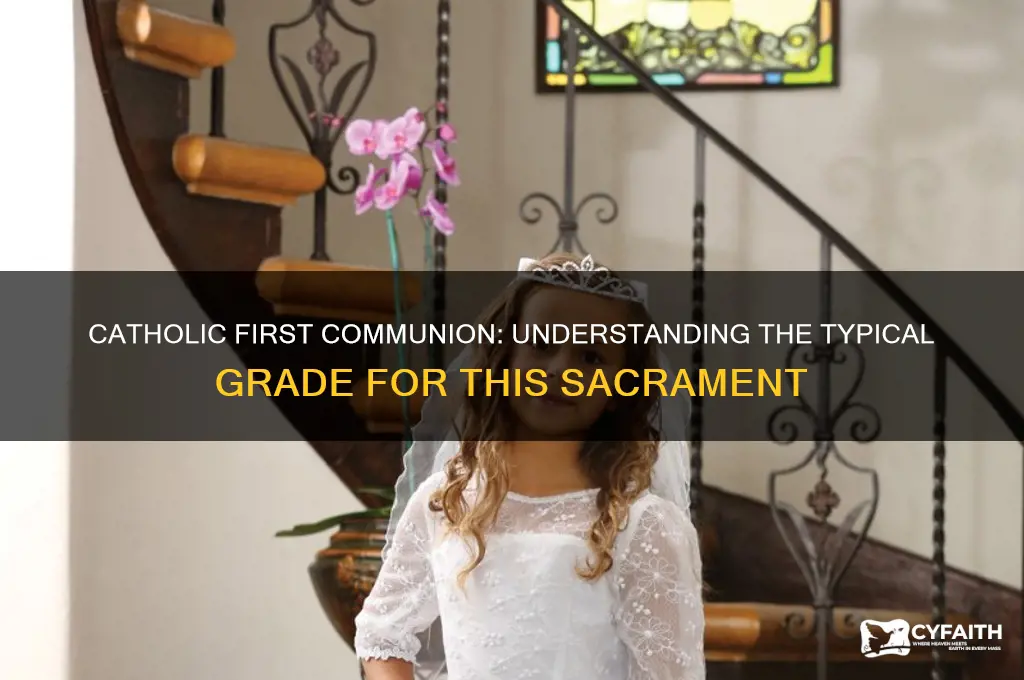 what grade is catholic first communion