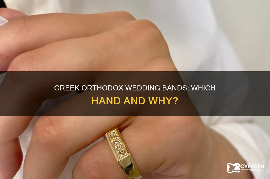 what hand do greek orthodox wear their wedding band on
