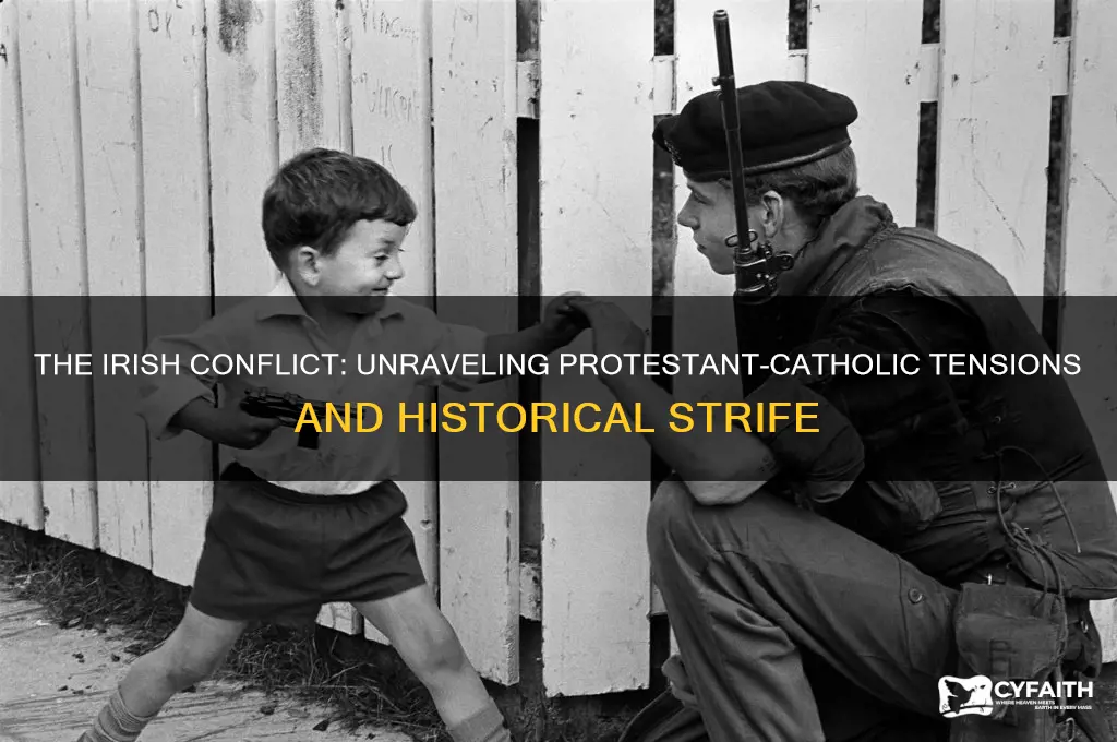 what hapoened between prosestant and catholic in ireland
