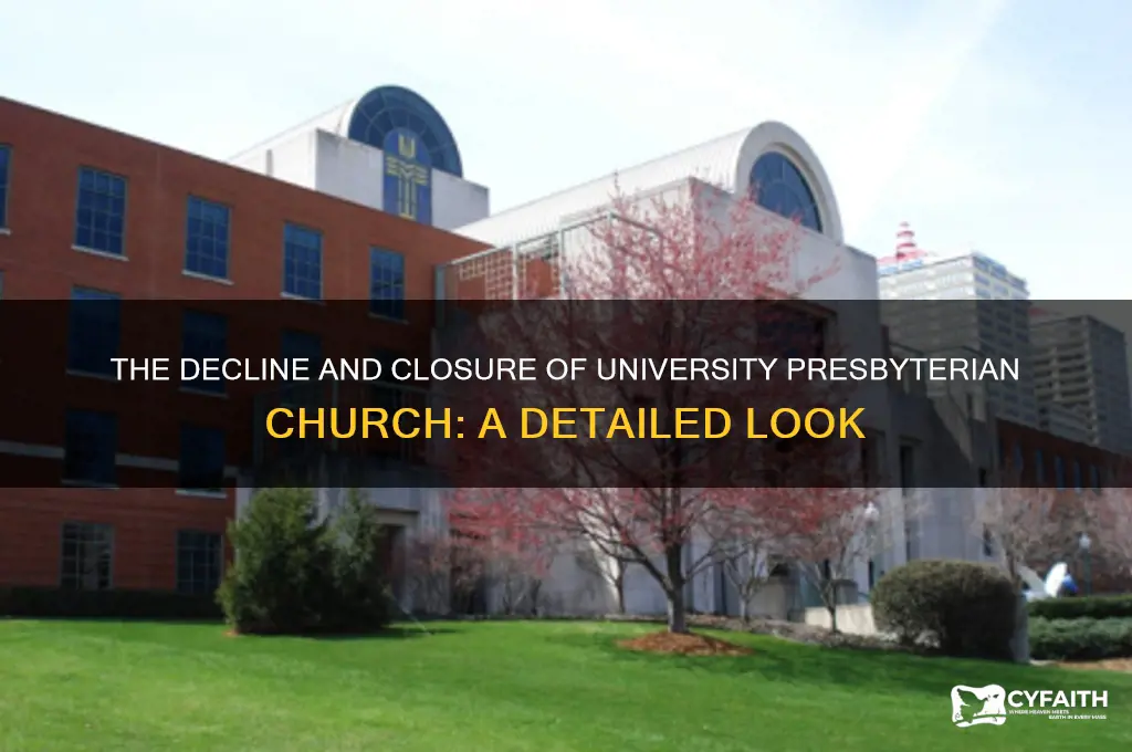 what happended to university presbyterian church