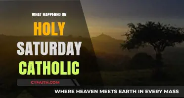 Holy Saturday's Silence: Reflecting on the Catholic Tradition and Significance
