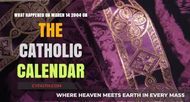 March 14, 2004: A Significant Day in Catholic History and Tradition