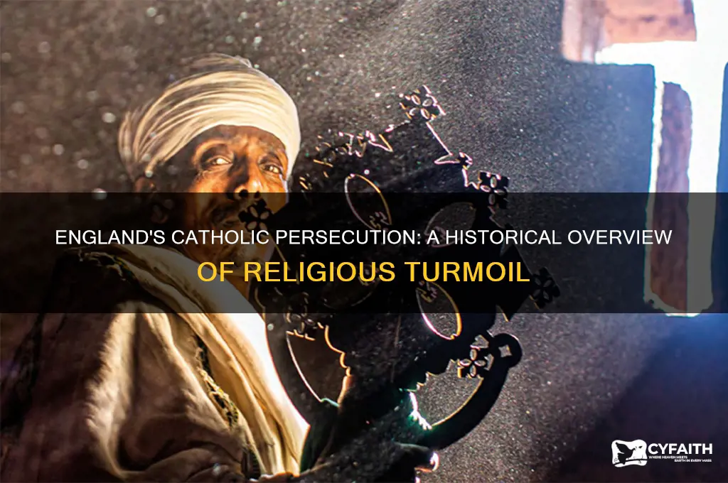 what happened to catholics in england