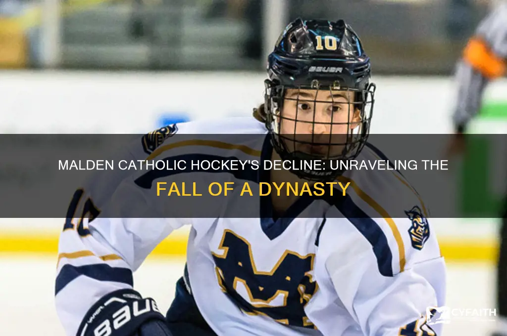 what happened to malden catholic hockey