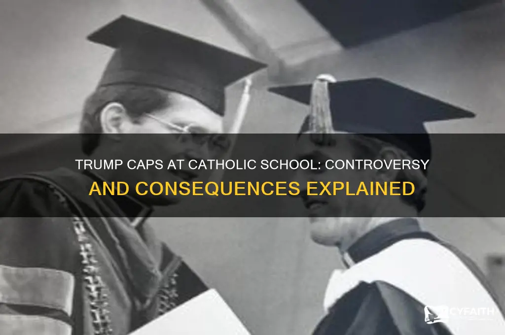 what happened to the catholic students with trump caps