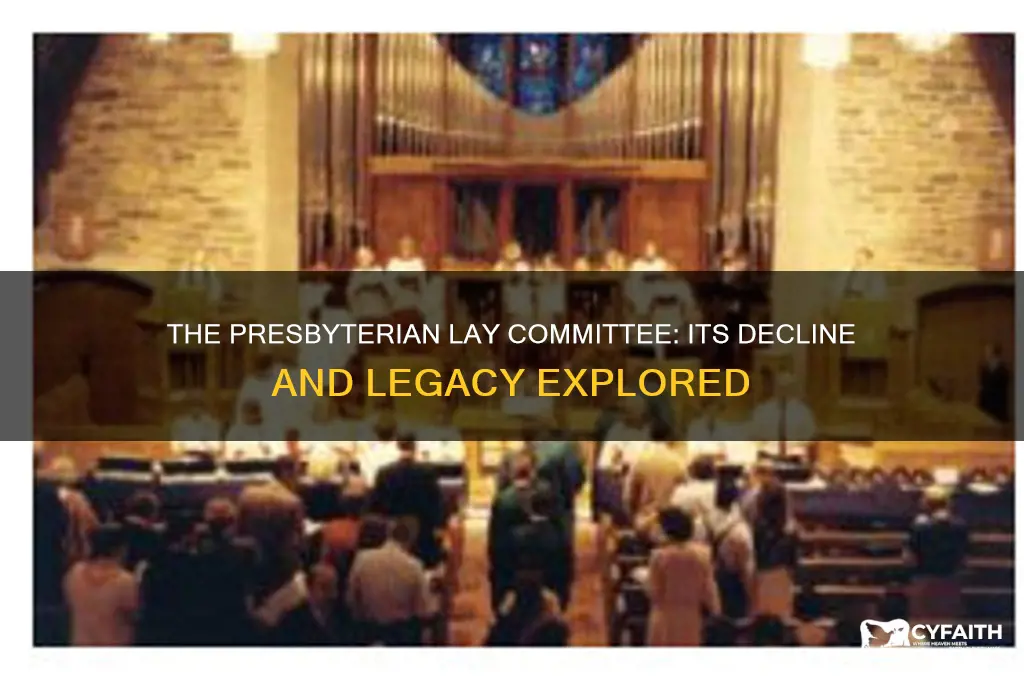 what happened to the presbyterian lay committee