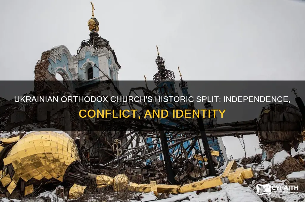 what happened with the ukrainian orthodox church
