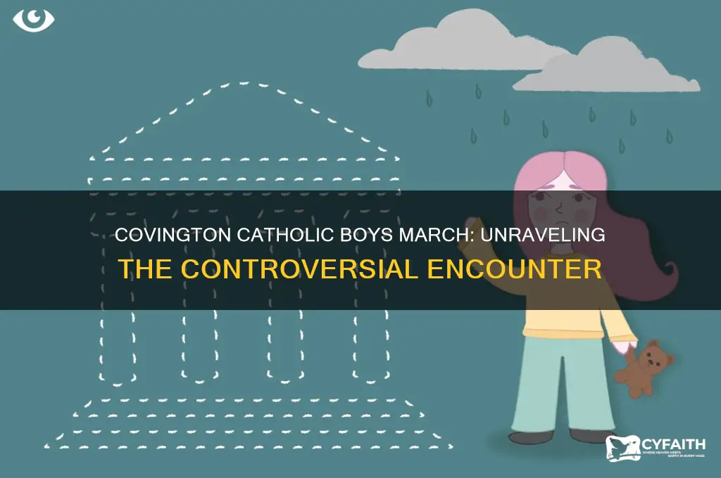 what happener at the march with thw covington catholic boys