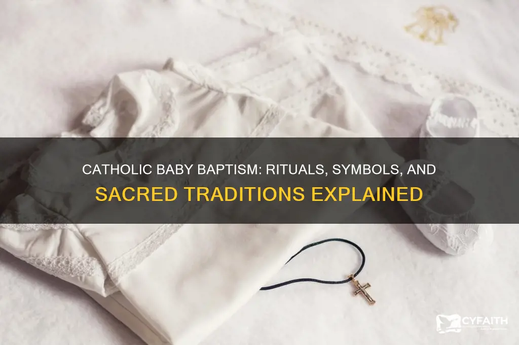 what happens at a catholic baby baptism