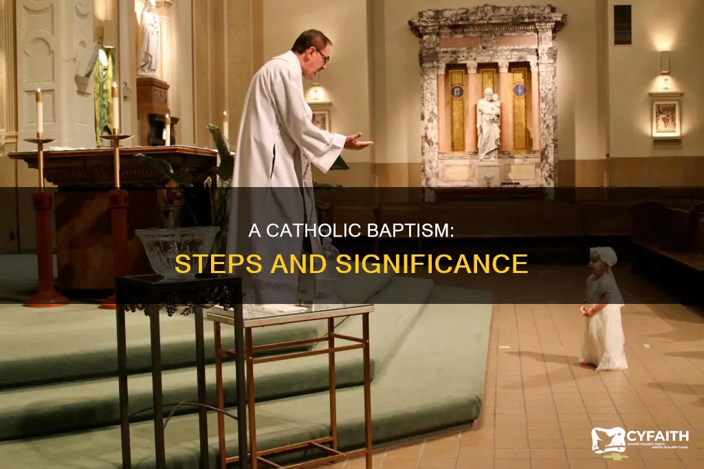 what happens at a catholic baptism