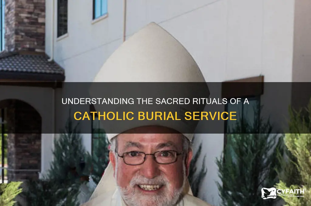 what happens at a catholic burial