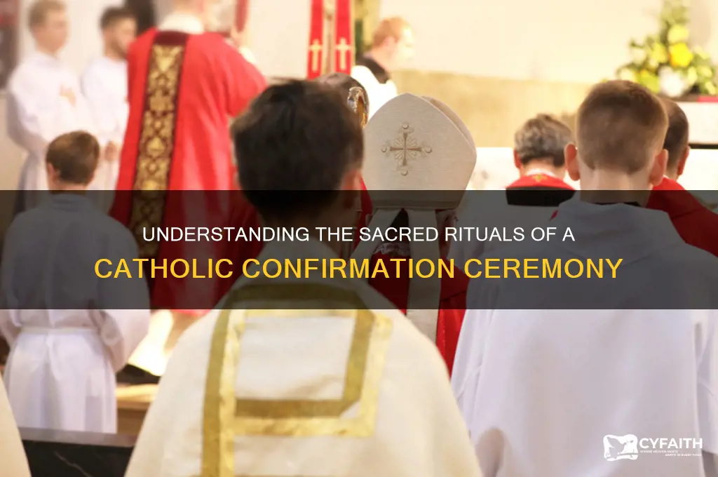 what happens at a catholic confirmation ceremony