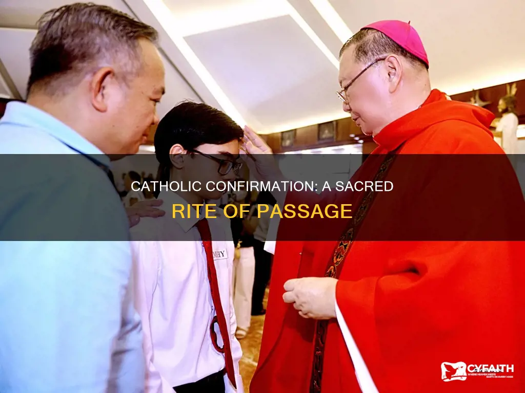 what happens at a catholic confirmation