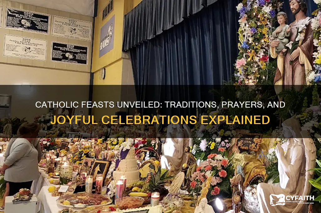 what happens at a catholic feast