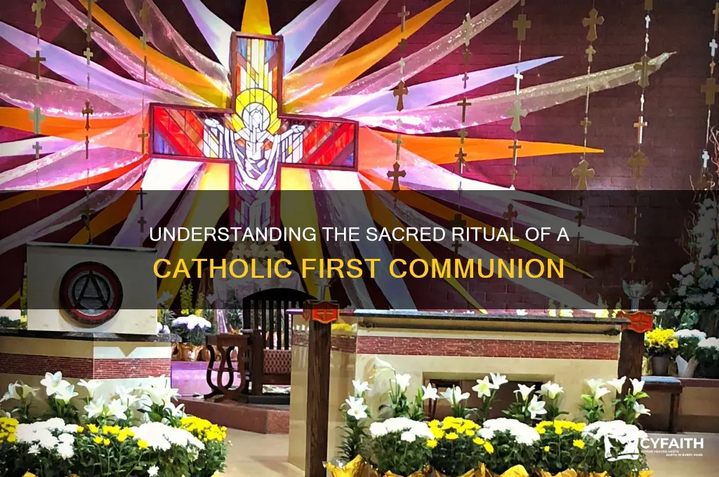 what happens at a catholic first communion