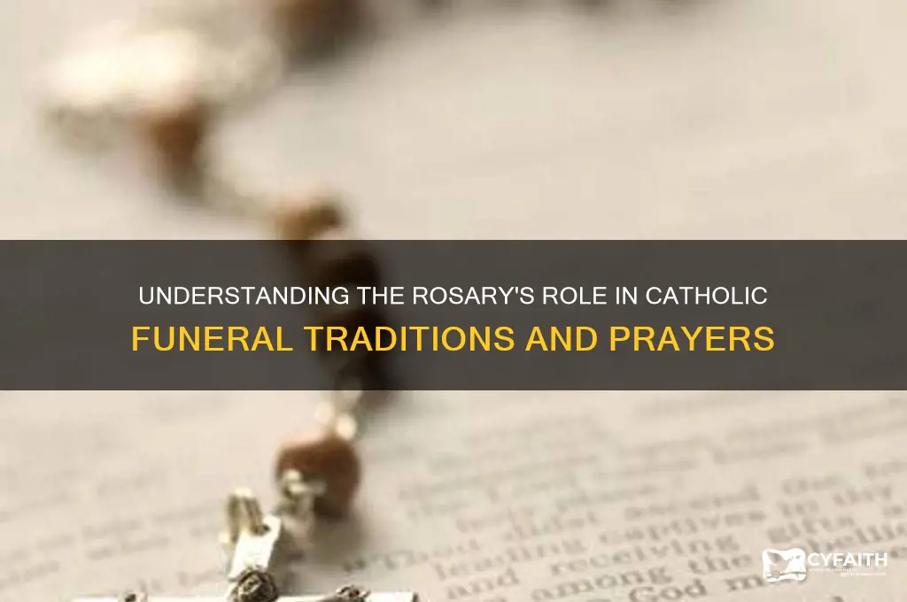 what happens at a catholic funeral rosary