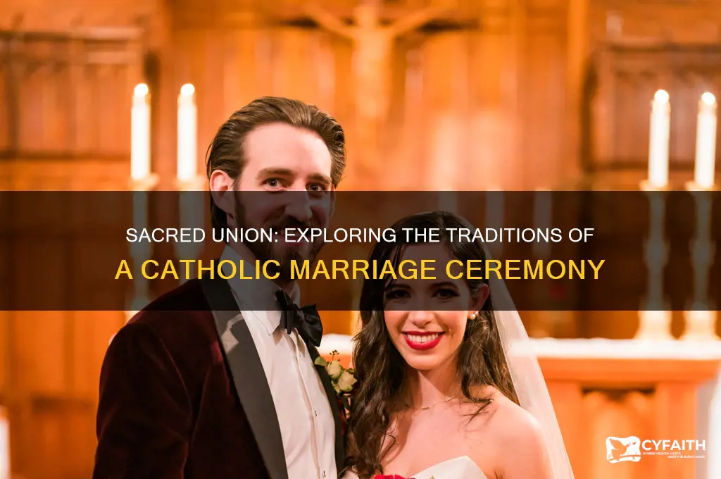 what happens at a catholic marriage