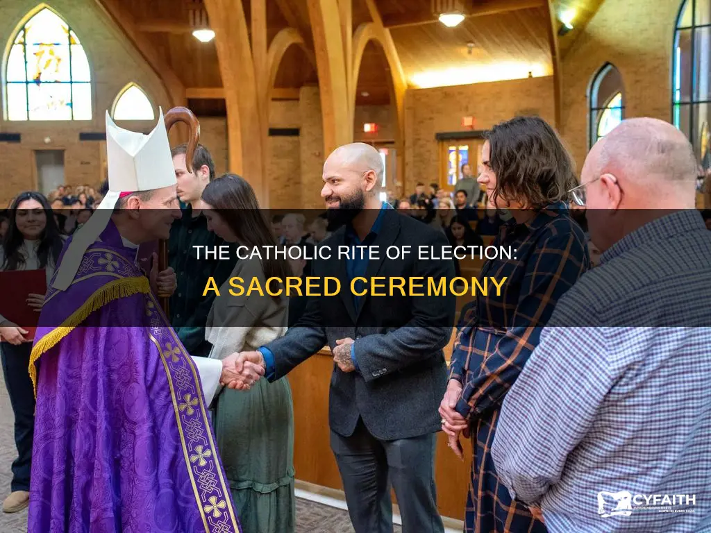 what happens at a catholic rite of election