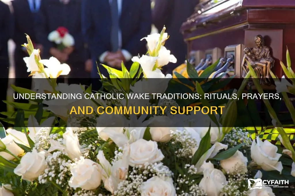 what happens at a catholic wake