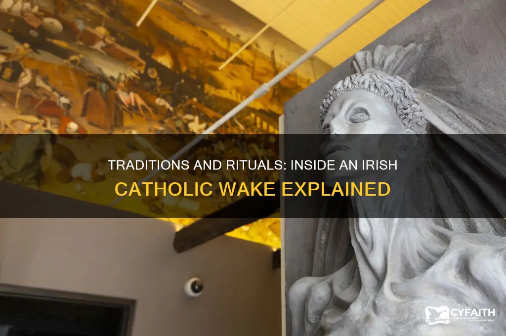 what happens at an irish catholic wake