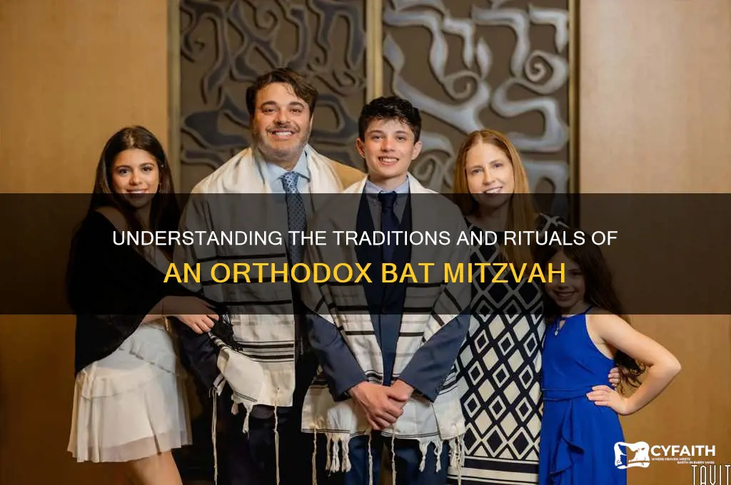 what happens at an orthodox bat mitzvah