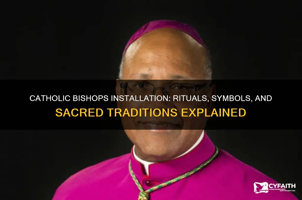 what happens during a catholic bishops installation