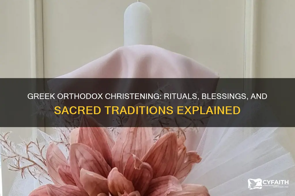 what happens during greek orthodox christening
