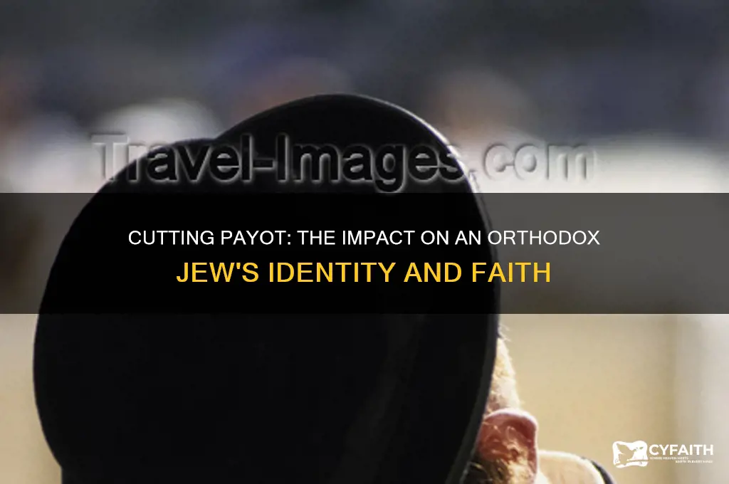 what happens if an orthodox jew cuts his curls