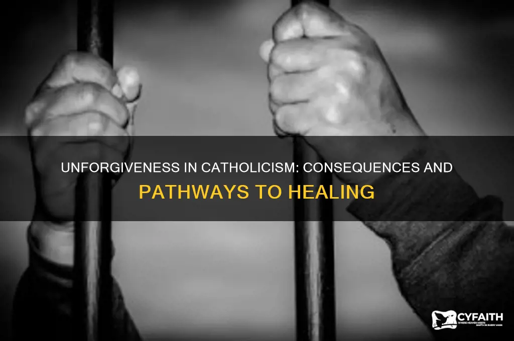 what happens if you do not forgive catholid