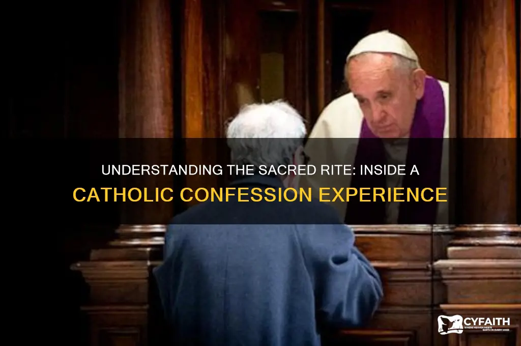 what happens in a catholic confession