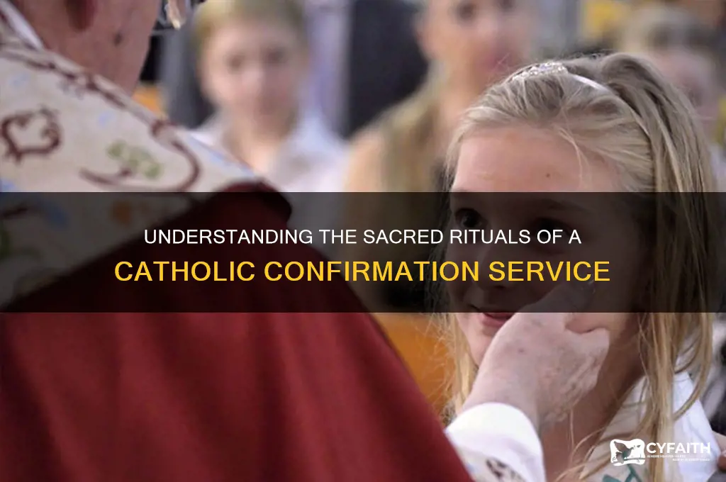 what happens in a catholic confirmation service