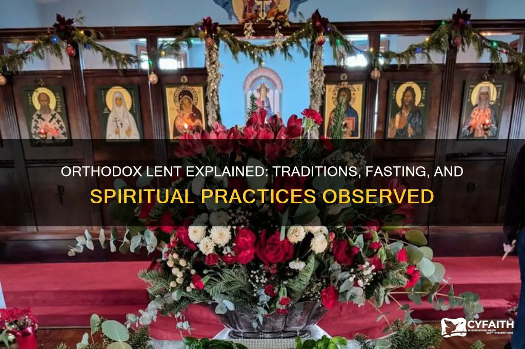 what happens on orthodox lent