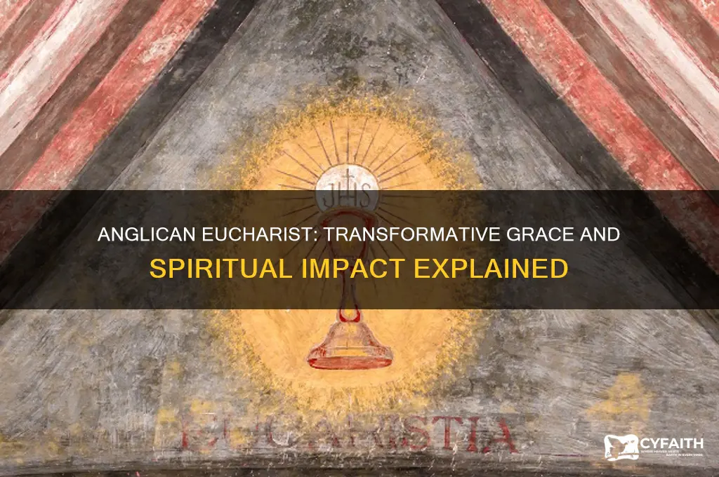 what happens to a person after taking eucharist anglican