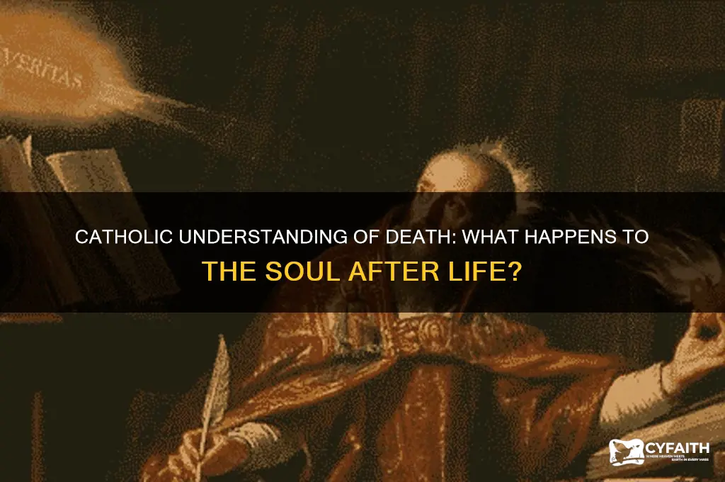 what happens to a person at death catholic