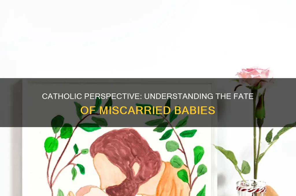 what happens to babies who are miscarried catholic