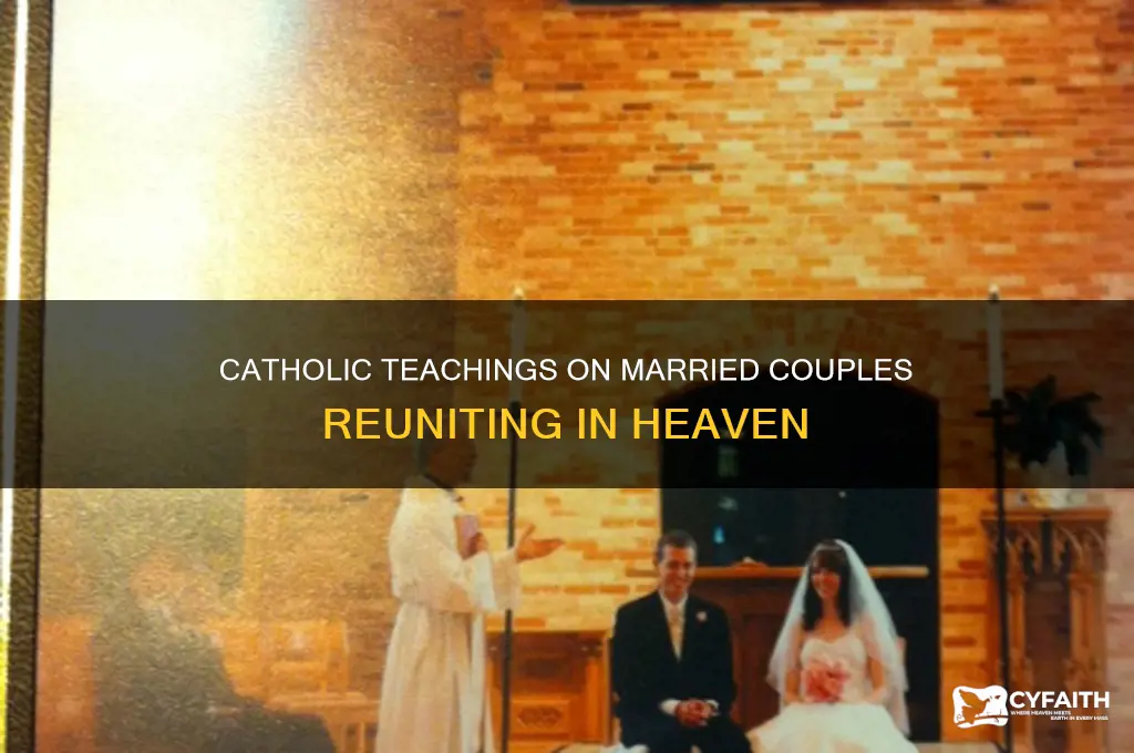 what happens to married couples in heaven catholic