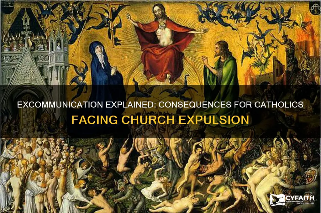 what happens when a catholic is excommunicated