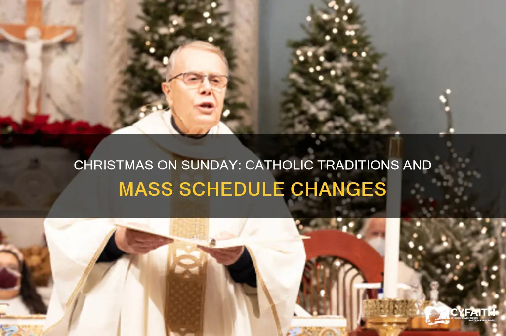 what happens when christmas falls on a sunday catholic