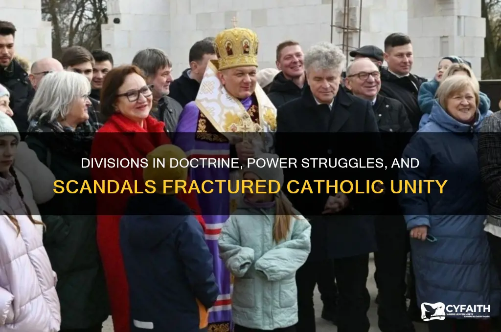 what harmed catholic unity the most