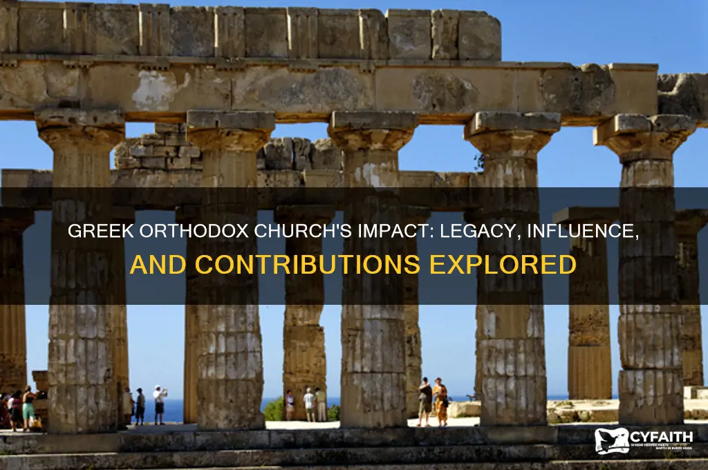 what has the greek orthodox church done