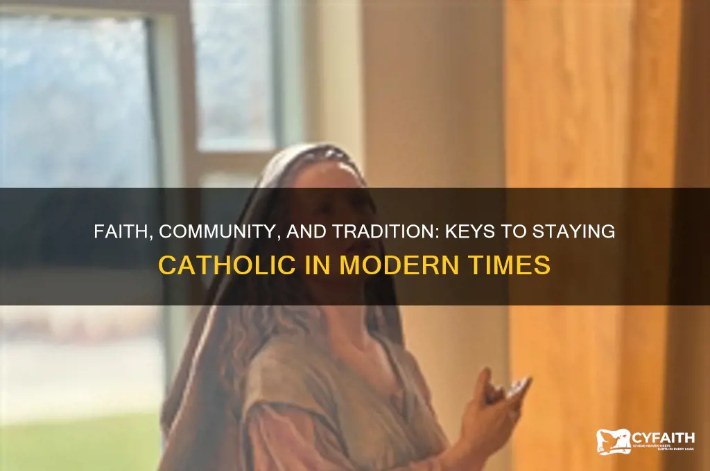 what helps us stay catholic