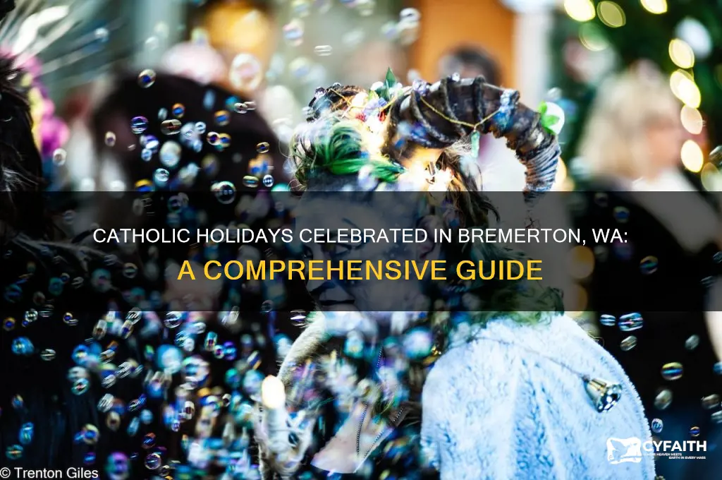 what holidays are observed by catholic in bremerton wa