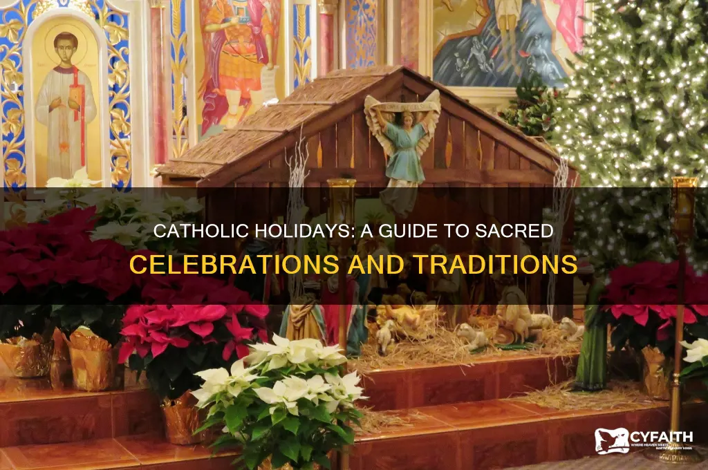 what holidays do catholics celebrate