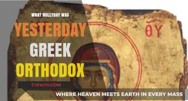 Greek Orthodox Holiday Yesterday: Celebrating Faith and Tradition