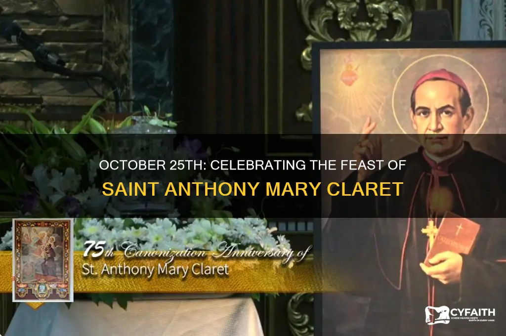 what holy day is oct 25 catholic