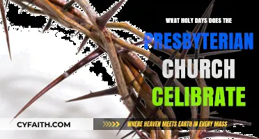 Holy Days Observed in the Presbyterian Church: A Comprehensive Guide